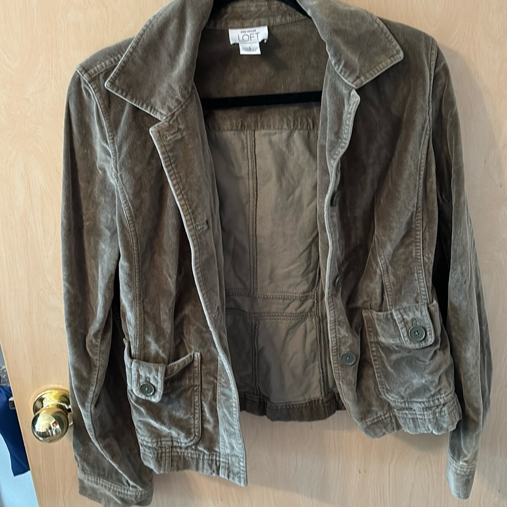 Ann Taylor LOFT Olive Green jacket
#0111